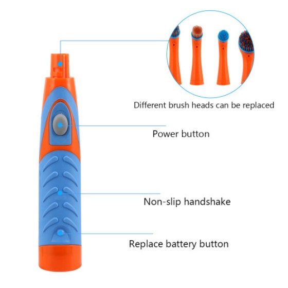 Sikat Pembersih Elektrik, Sikat Lembut untuk Mencuci Piring dan Membersihkan DapurS
